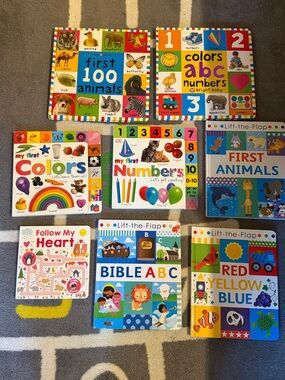 First Animals & ABCs Board Book Set - Multicolor